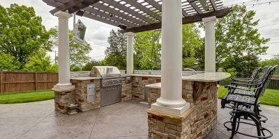 Newly renovated outdoor area done by RSU contractors the best bathroom and kitchen residential/commercial contractors in Brentwood, Franklin, and Murfreesboro, TN.