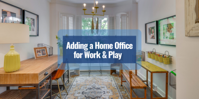 Newly renovated home office done by RSU contractors the best bathroom and kitchen residential/commercial contractors in Brentwood, Franklin, and Murfreesboro, TN.