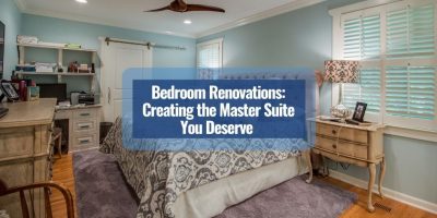 Newly renovated bedroom done by RSU contractors the best bathroom and kitchen residential/commercial contractors in Brentwood, Franklin, and Murfreesboro, TN.