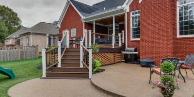 Newly renovated outdoor area done by RSU contractors the best bathroom and kitchen residential/commercial contractors in Brentwood, Franklin, and Murfreesboro, TN.
