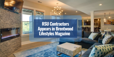 Newly renovated living room done by RSU contractors the best bathroom and kitchen residential/commercial contractors in Brentwood, Franklin, and Murfreesboro, TN.