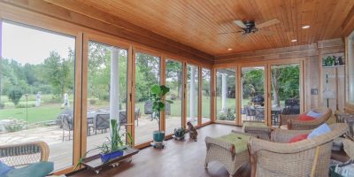 Newly renovated sunroom done by RSU contractors the best bathroom and kitchen residential/commercial contractors in Brentwood, Franklin, and Murfreesboro, TN.