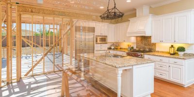 A house under rennovation by RSU contractors the best bathroom and kitchen contractors in Brentwood, Franklin, and Murfreesboro, TN.