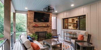 Newly renovated outdoor area done by RSU contractors the best bathroom and kitchen residential/commercial contractors in Brentwood, Franklin, and Murfreesboro, TN.